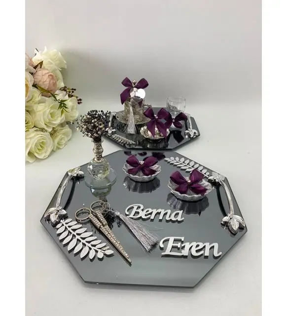 2 шт. поднос для помолвки жениха | Дом и сад