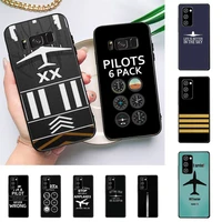 aircraft airplane fly travel in the sky phone case for redmi 8 9 9a for samsung j5 j6 note9 for huawei nova3e mate20lite cover