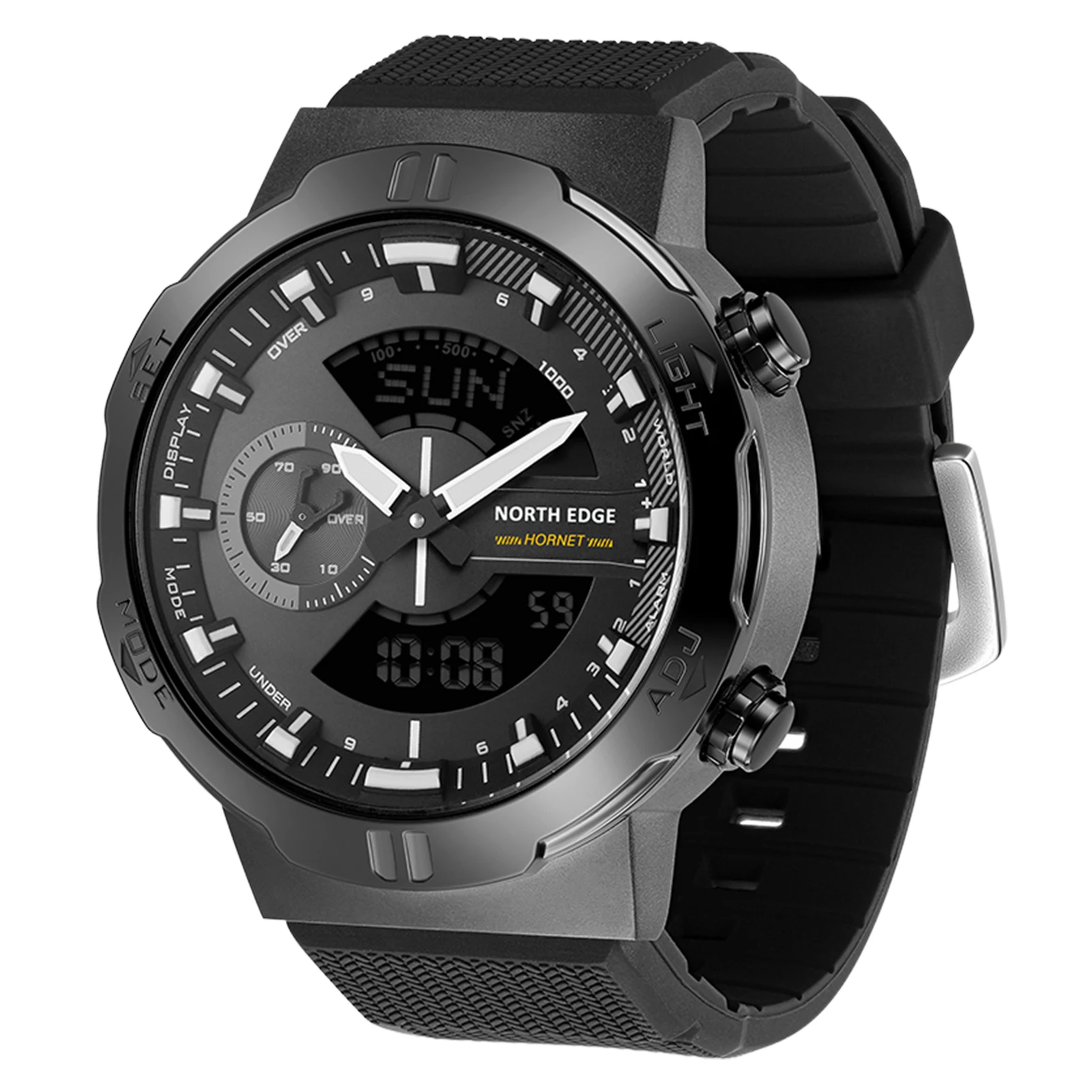 North Edge HORNET Outdoor Men Digital Sports Smart Watch LED Screen Luminous Waterproof With Stopwatch Alarm | Электроника