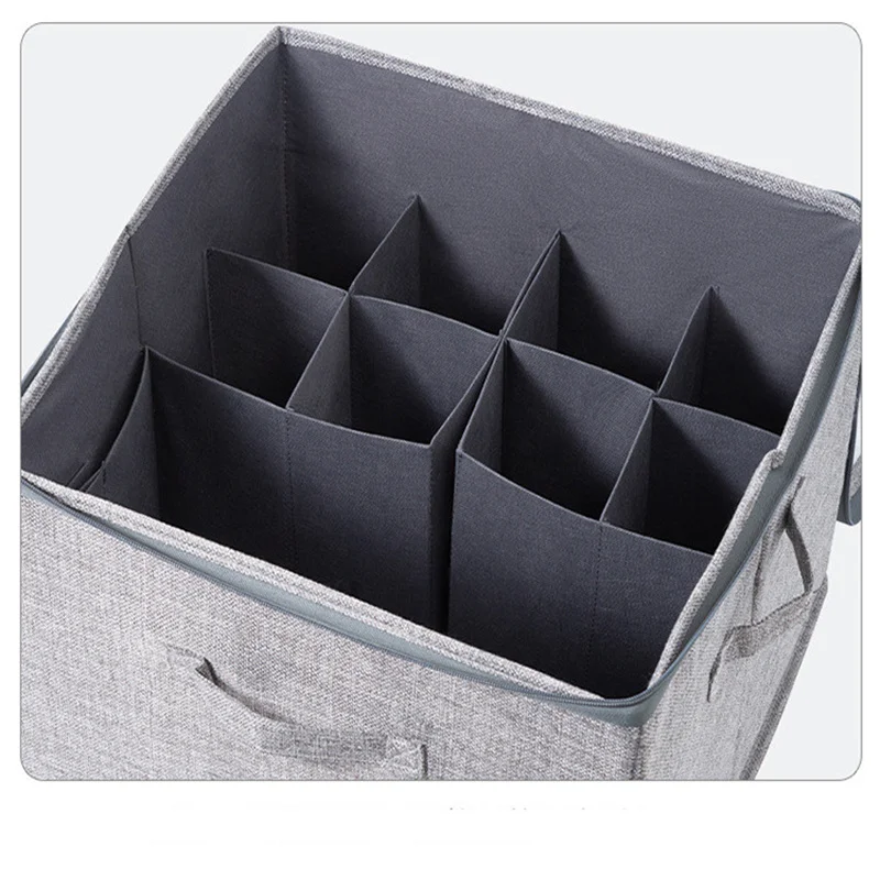 Вместительная коробка для хранения обуви регулируемый нетканый ящик с крышкой
