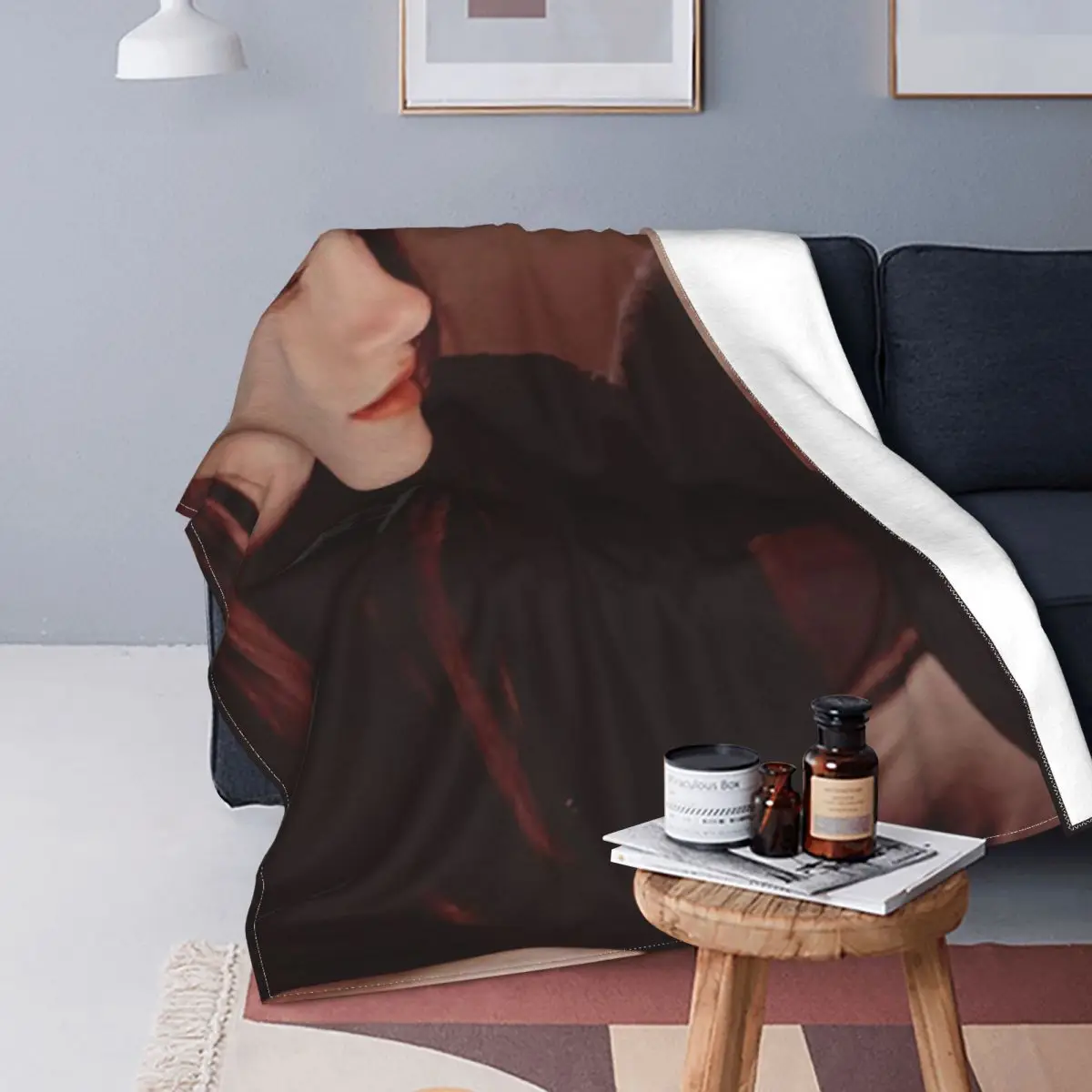 

The Twilight Saga Blankets Velvet Winter Edward Bella Movie Multi-function Super Soft Throw Blanket for Sofa Office Quilt