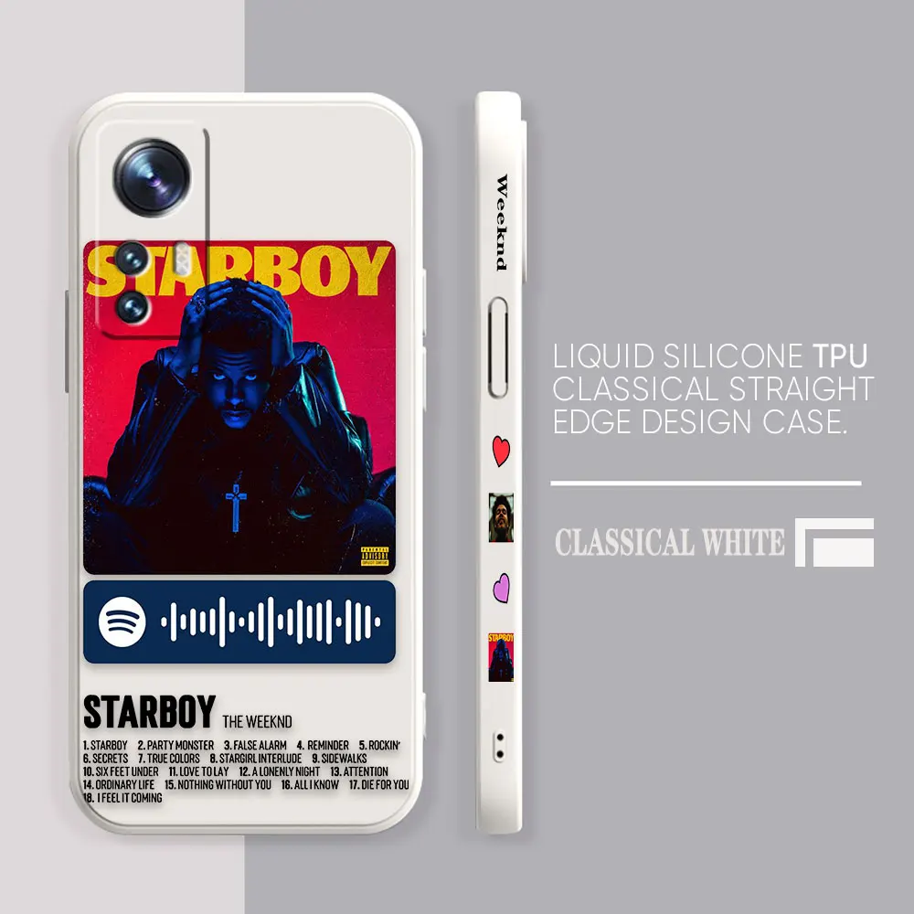 Case For Xiaomi 13 12 12T 12S 11 11T 10 10S 9 8 Pro Ultra Lite Colour Case Cover Funda Cqoue Shell The Weeknd Minimalist Poster