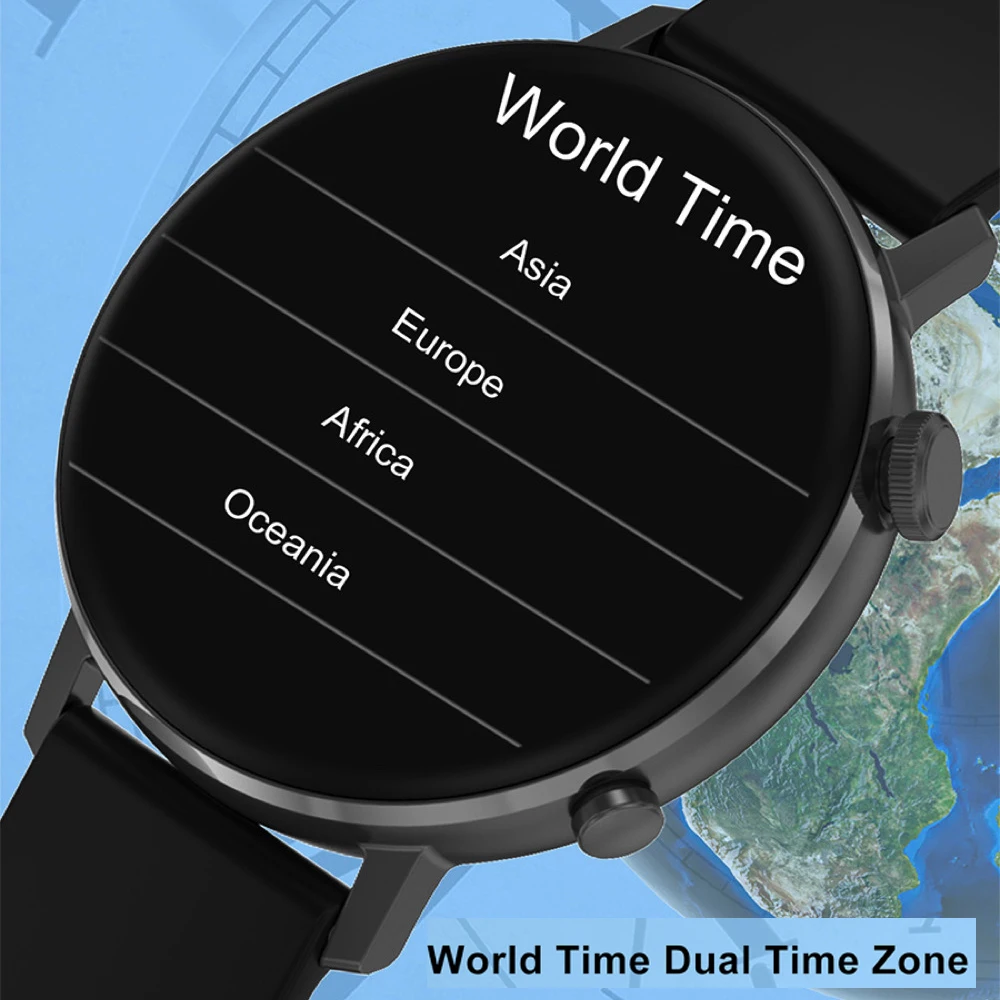 1 45-дюймовый AMOLED-экран для мужчин умные часы с синим зубом GPS-трек пульсометр