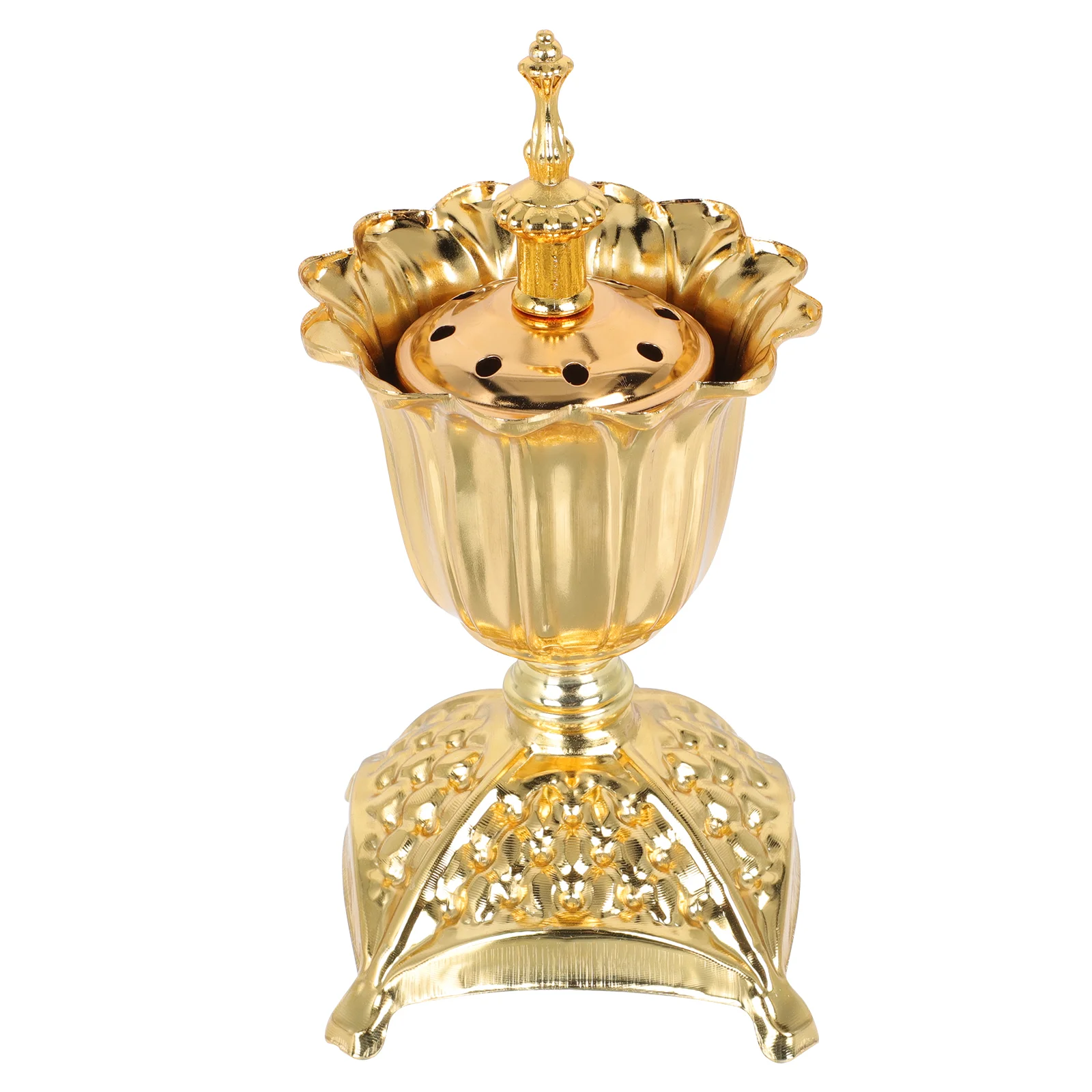 

1Pc Fashion Delicate Iron Incense Burner for Desktop Decor Home Adornment