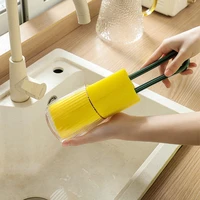 u shaped cup brush kitchen cleaning tools long handle drink wineglass bottle glass cup washing cleaning sponge brushes cleaner
