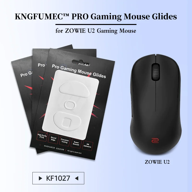KNGFUMEC 2 комплекта коньков для мыши Feet PRO Gaming Mouse Glides игровой ZOWIE U2
