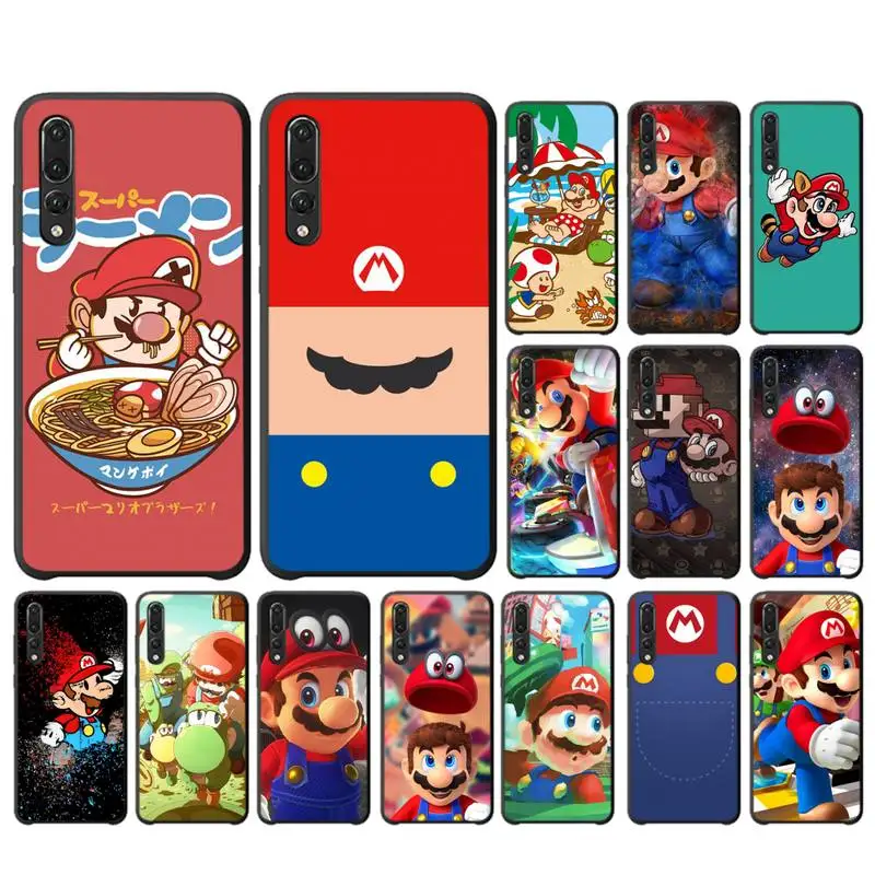 

BANDAI Mario Phone Case for Huawei P30 40 20 10 8 9 lite pro plus Psmart2019