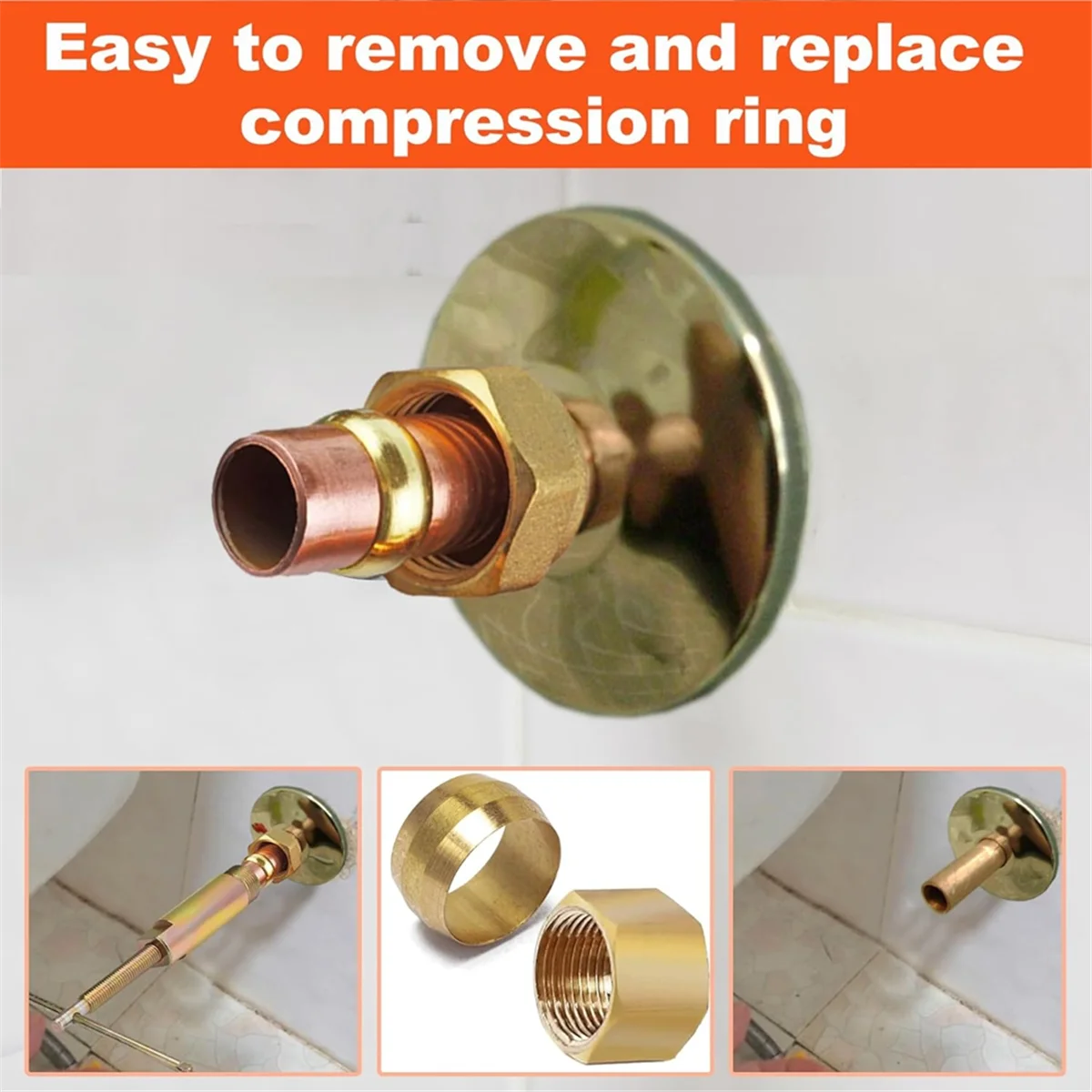 Инструмент для снятия компрессионных втулок Съемник наконечников фитингов 1/2