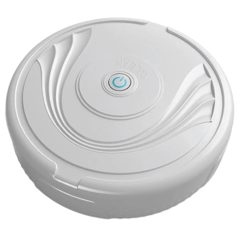 

Robot Vacuum Cleaner, Sweeper Smart Household Sweeping Robot Thin Quiet for Hardwood Floor Carpet Tile Pet Hair,White