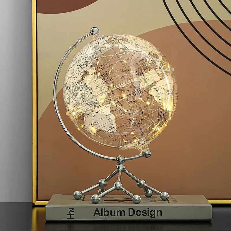 

Прозрачные украшения в виде глобуса, Роскошный домашний шкаф для телевизора, винный шкаф, Рабочий стол