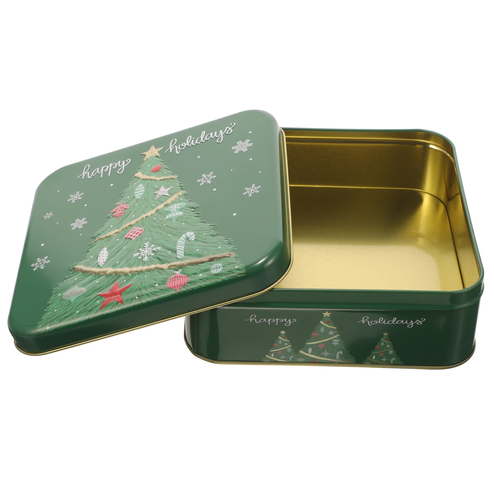 

Christmas Cookie Tin Decorative Cookie Box Small Gift Tin Christmas Theme Tin
