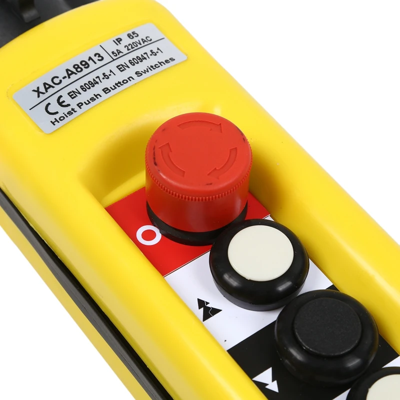 Двухскоростная подвесная станция управления с 8 кнопками и аварийной остановкой