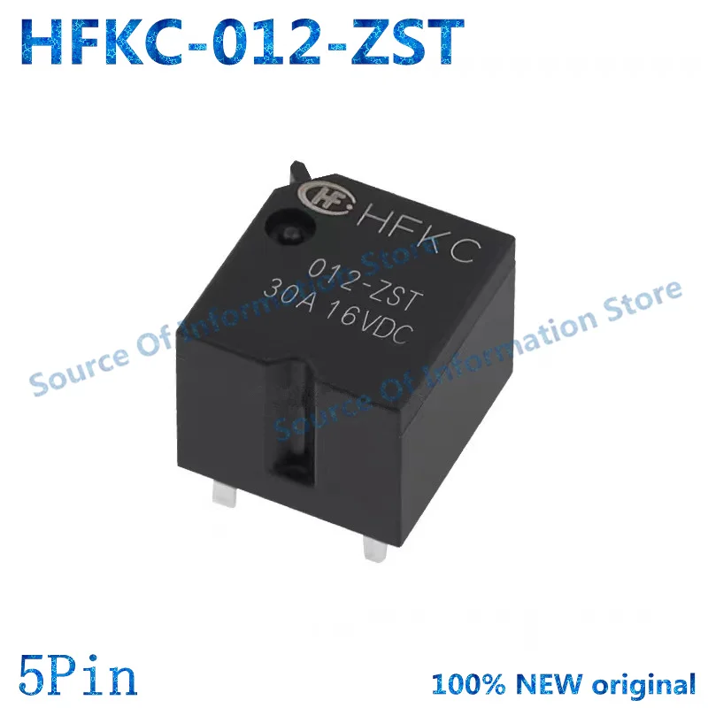 Автомобильное реле HFKC-012-ZST 12 В 5 контактов 30 А16 постоянного тока 100% новое