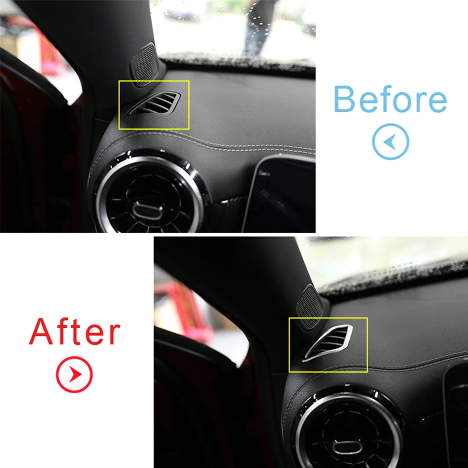 Наклейка на решетку вентиляционного отверстия для Mercedes Benz A Class W177 2018-2020