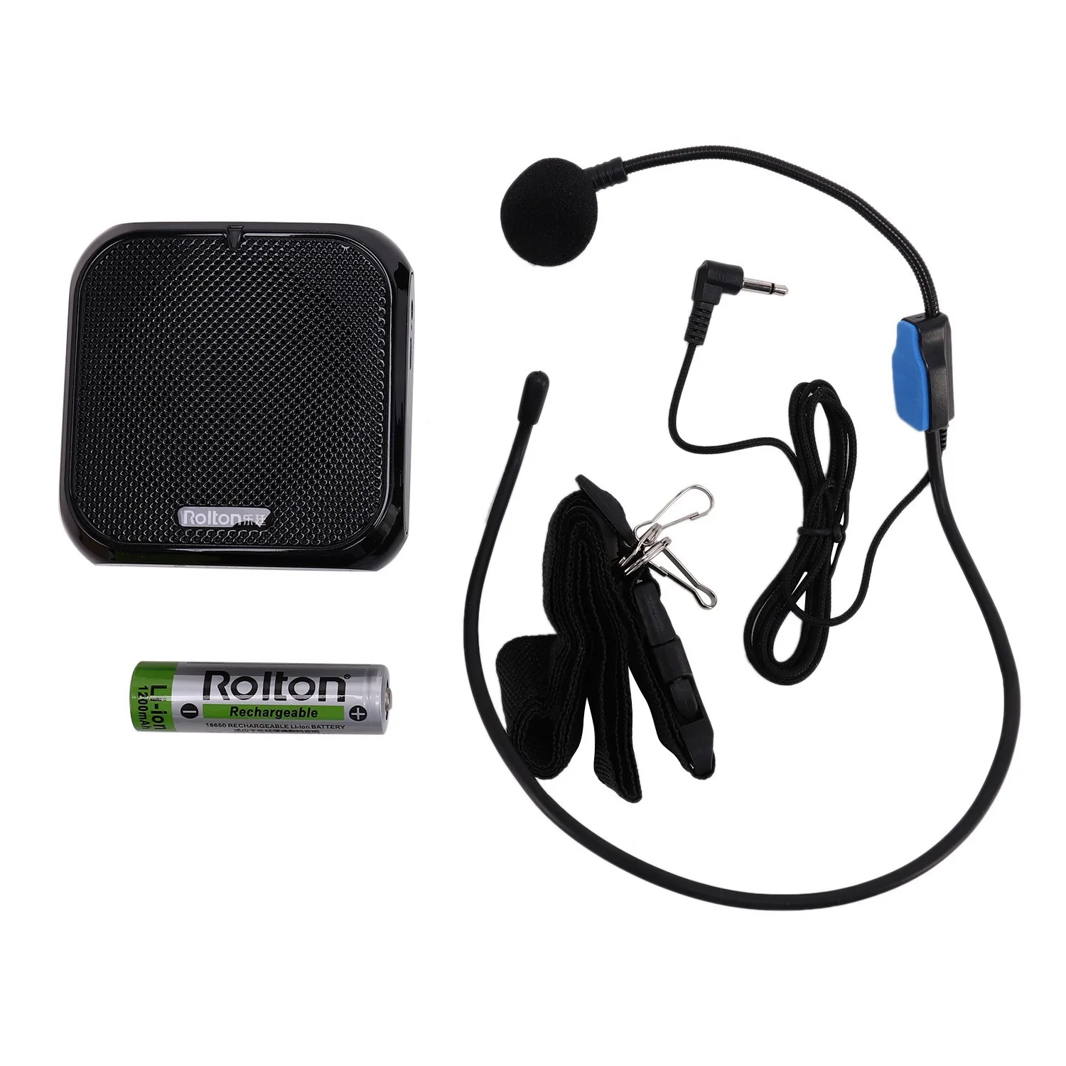 

Портативный усилитель K400 с линейным микрофоном, динамиком, FM-радио, MP3, обучение учителю