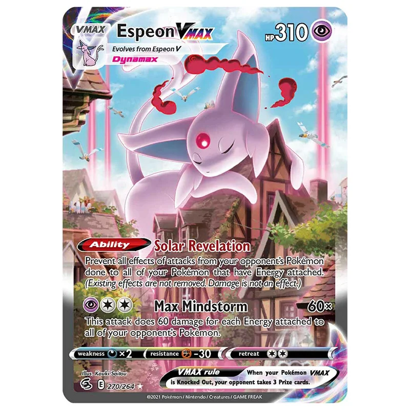 

Pokemon Original Cards American Version English SS8 Fusion Strike Anime Mew Collectible Elite Box ETB Kids Toys Christmas Gifts