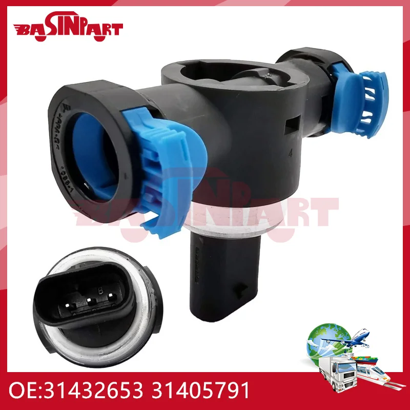 31432653 датчик давления топлива для Volvo S60 S80 V60 V90 XC40 XC60 XC70 T5 T6 2014-2019 новый бренд 314 326 53