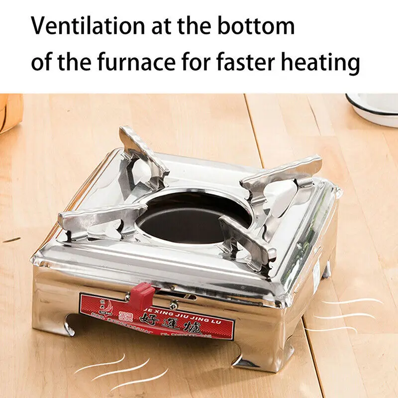 Спиртовая горелка из нержавеющей стали для кемпинга твердая жидкая спиртовая