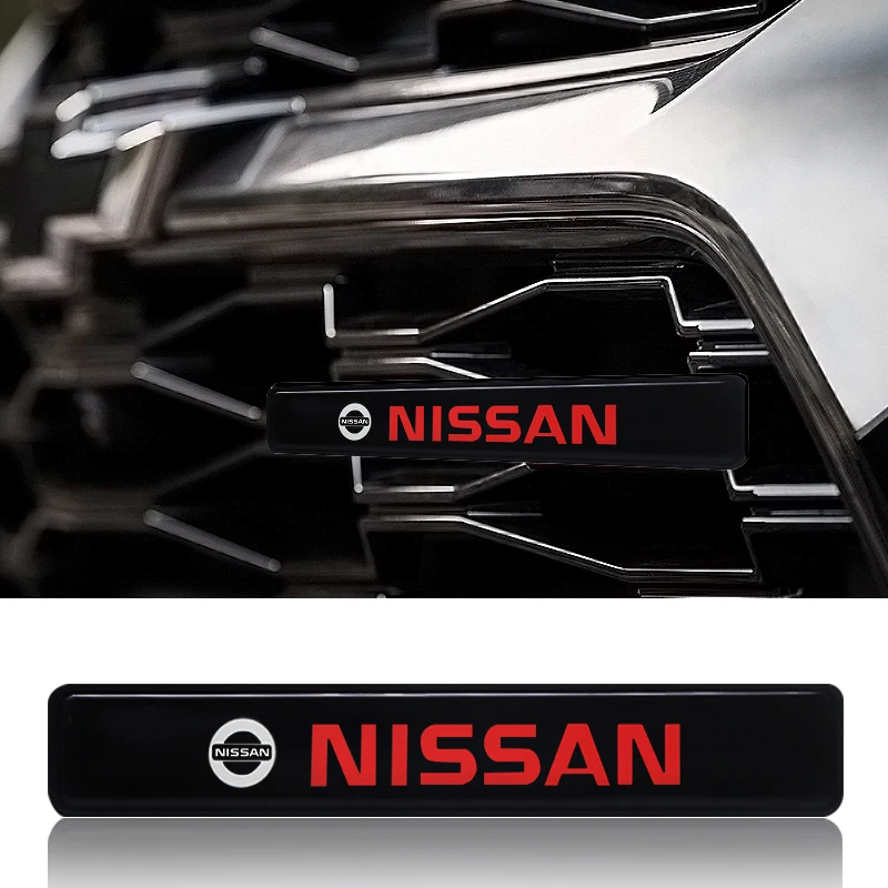 

Car ABS Chrome Front Hood Grille Emblem LED Auto Styling Decorative Lights for Nissan Nismo X-trail Almera Qashqai Tiida Juke Et