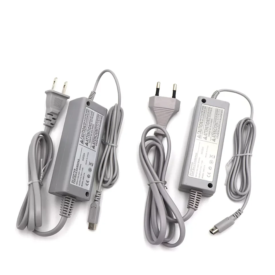 

New AC Charger Adapter U Gamepad Controller Joystick US/EU Plug 100-240V Home Wall Power Supply for WiiU Pad
