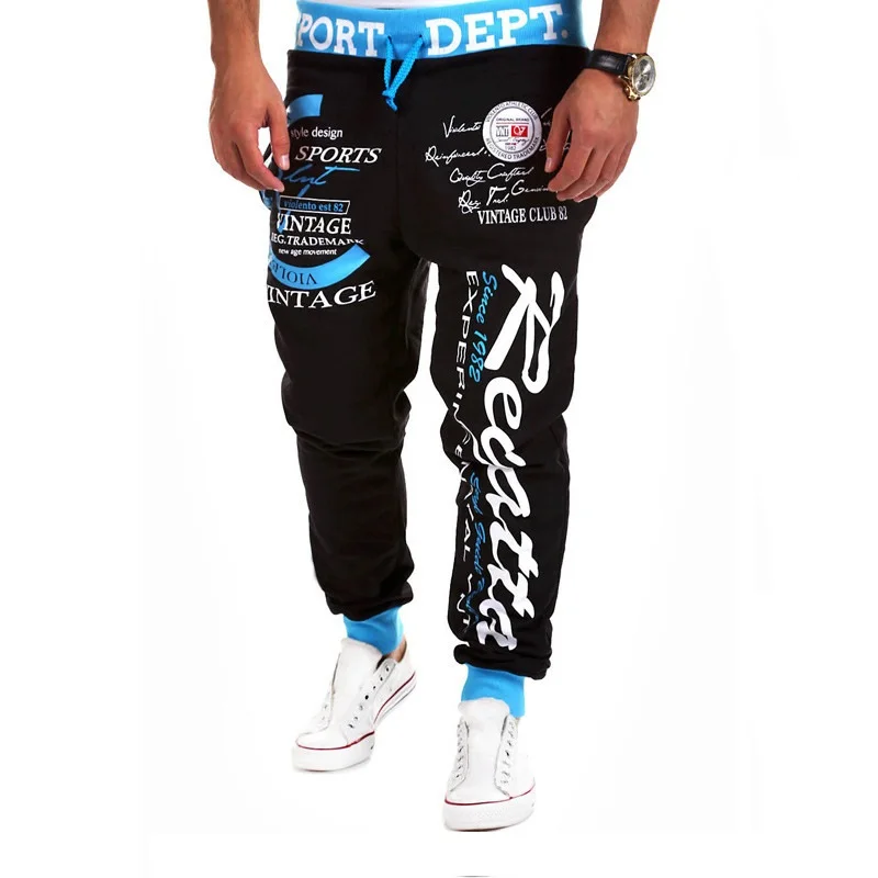 

Свободные спортивные штаны в стиле хип-хоп, джоггеры, брюки-карго, мужские повседневные штаны, модные брюки с принтом, уличная одежда, брюки ...