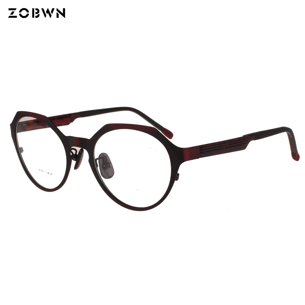 Винтажные очки для мужчин компьютерные круглые с защитой от коричневых очков