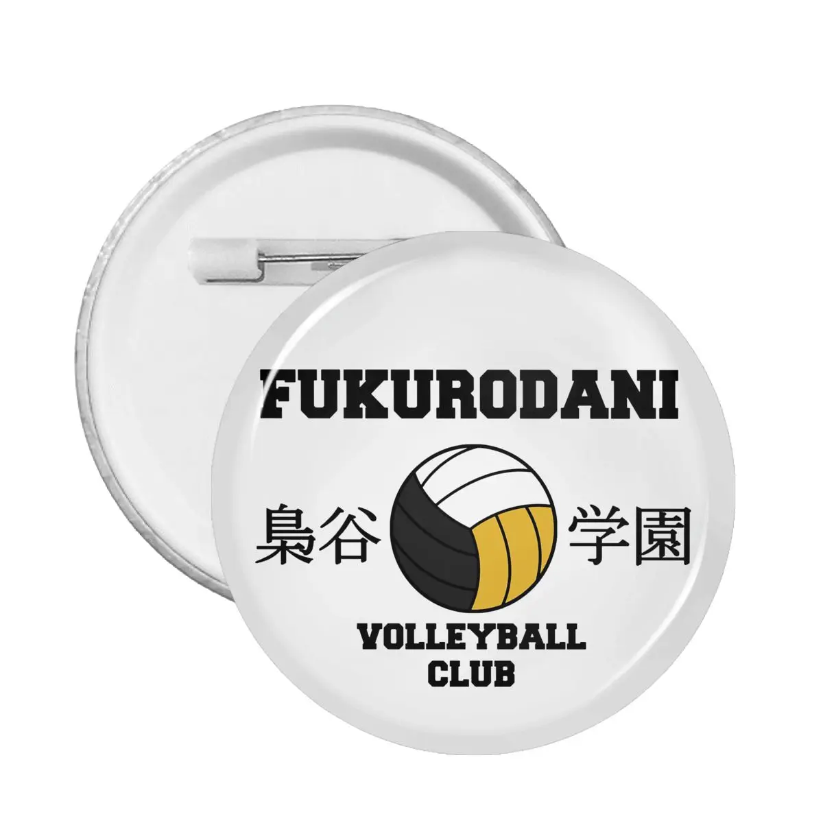 Haikyuu Volleyball Soft Button Pin Clothes Brooch Creative Pins Jewelry Decor Cute Badge Fukurodani Women Child Lapel
