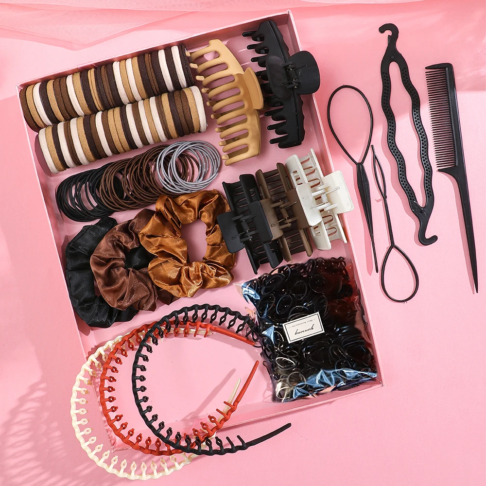 Эластичные цветные ленты для волос | AliExpress