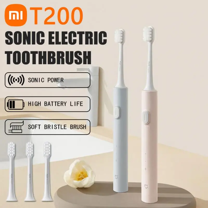

Xiaomi Mijia T200 Super Sonic Electric Toothbrush USB Rechargeable Toothbrush Teeth Whitening Waterproof Ultrasonic Tooth Brush