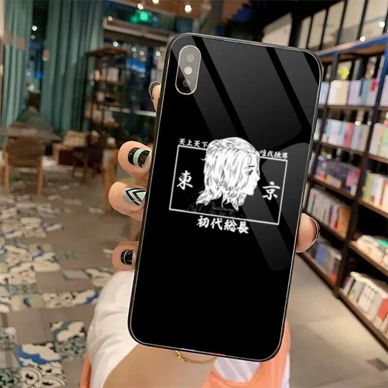 Чехол mikey из закаленного стекла для iphone 11 12 13 PRO MAX mini 6 7 8 plus X XS XR |
