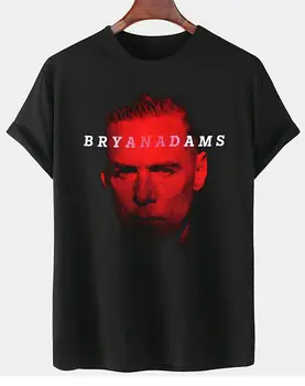 Bryan Adams T Shirt Red Face 1