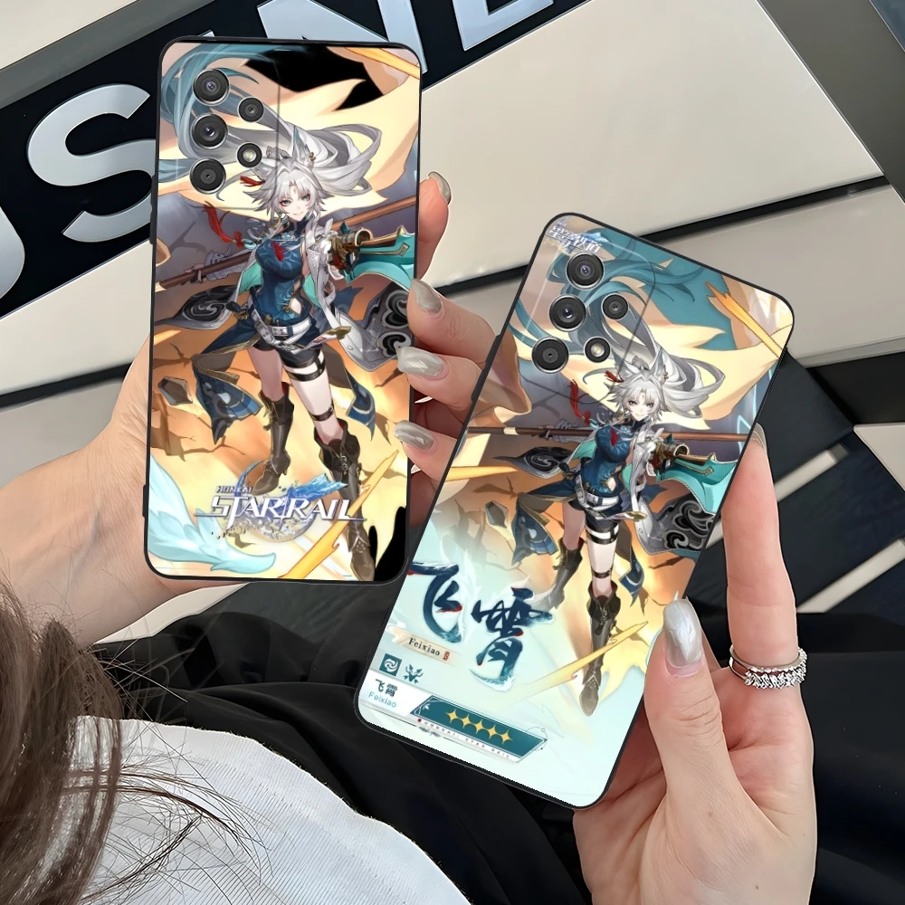Чехол для мобильного телефона Honkai Star Rail Feixiao Samsung Galaxy A91 73 71 70 54 53 52 34 24 23 21 S