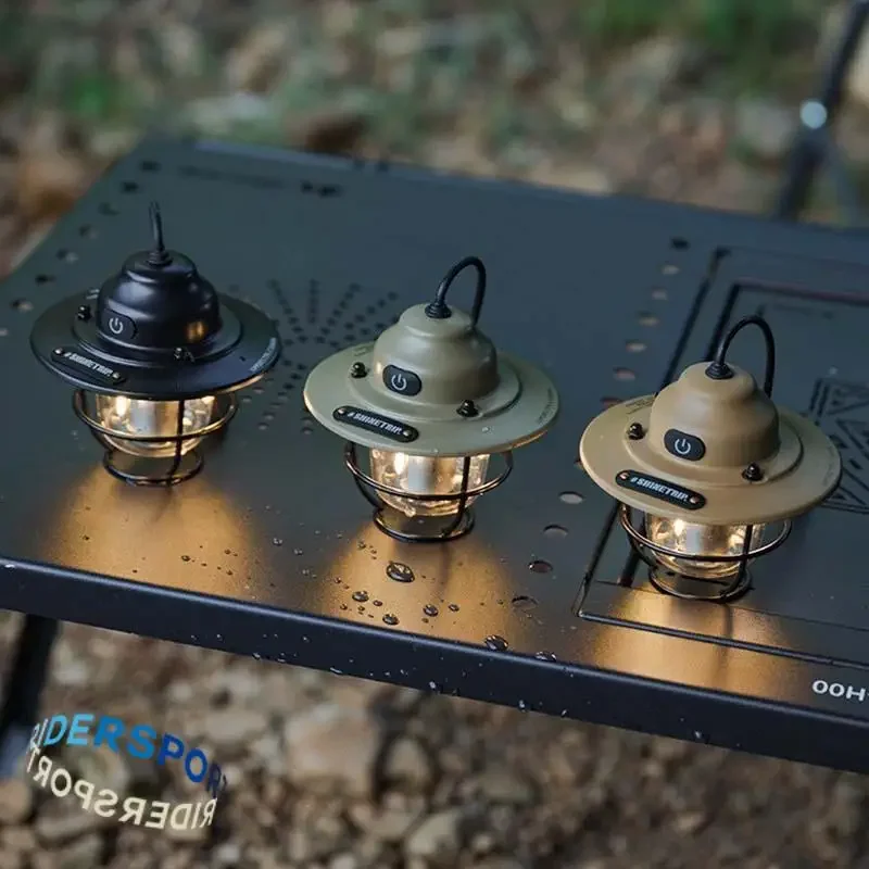 ShineTrip Винтажный Портативный Перезаряжаемый Светильник Для Кемпинга Супер