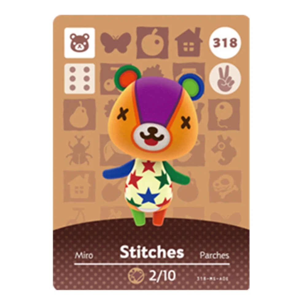 Новые карты с животными пересечение Amiibo высококачественные фотокарты серия от 1