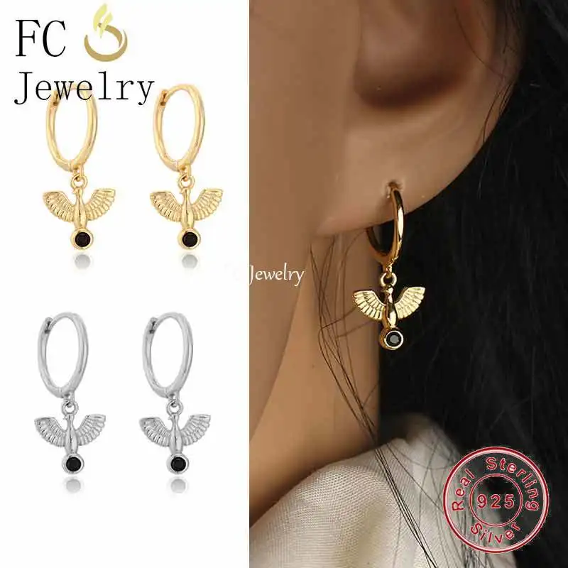 Женские серьги-кольца Для Пирсинга Ушей, серебряные серьги-кольца в виде летающего подсолнуха, орла, птицы, 2022