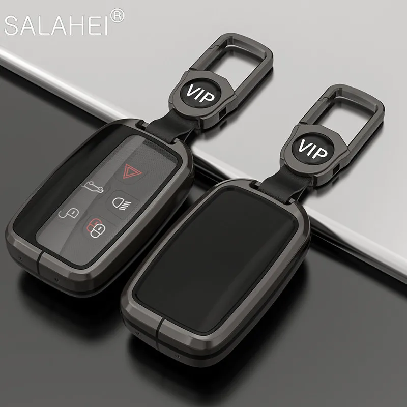 

Metal Car Smart Key Case Cover For Land Rover Range Rover Sport Discovery 3 4 Elander Freelander 2 Evoque For Jaguar XE E-Pace