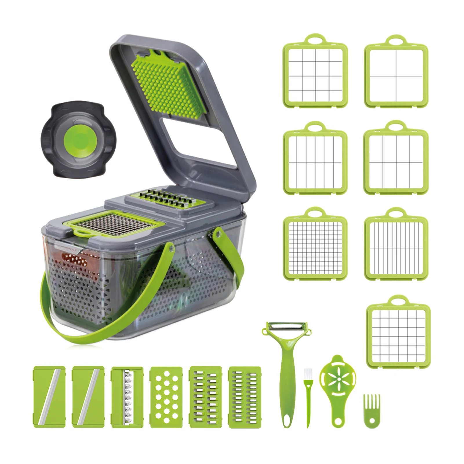 

Vegetable Chopper Vegetable Chopper Multifunctional Slicer Dicer Household Kitchen Grater Kitchen Essential Cutter For Onion