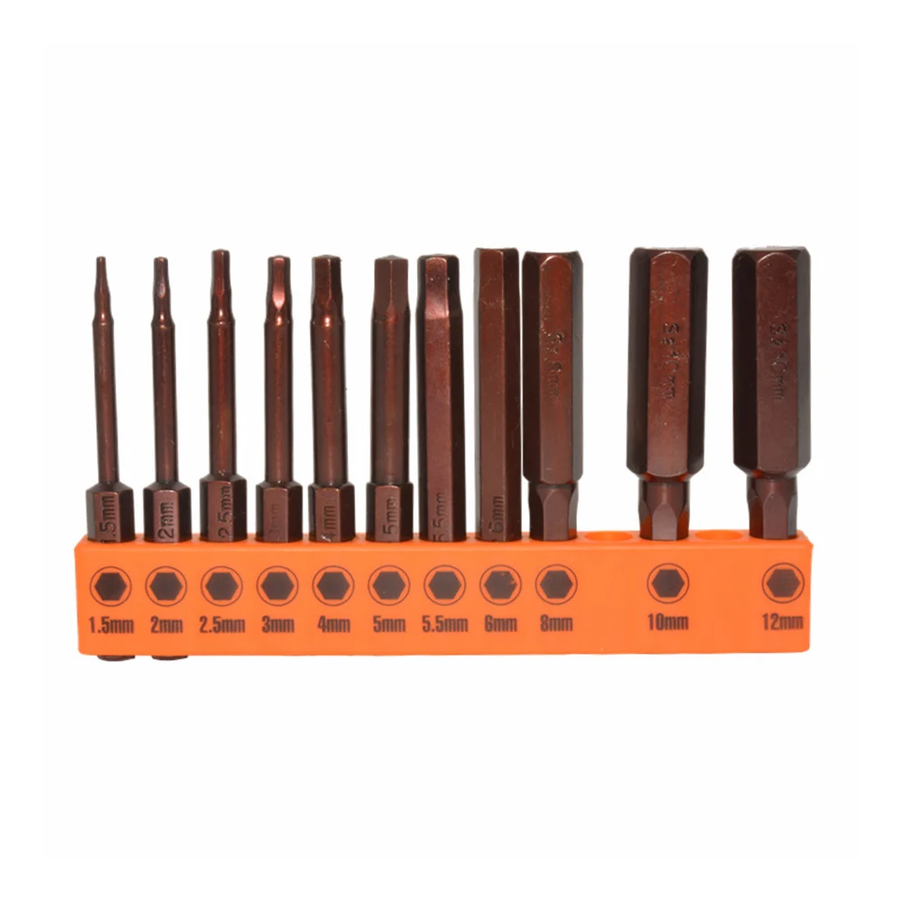 

23pcs Durable Drill Bit Set With Holder Compact Portable Hex Head Wrench Metric SAE S2 Steel Screwdriver Accessories Magnetic