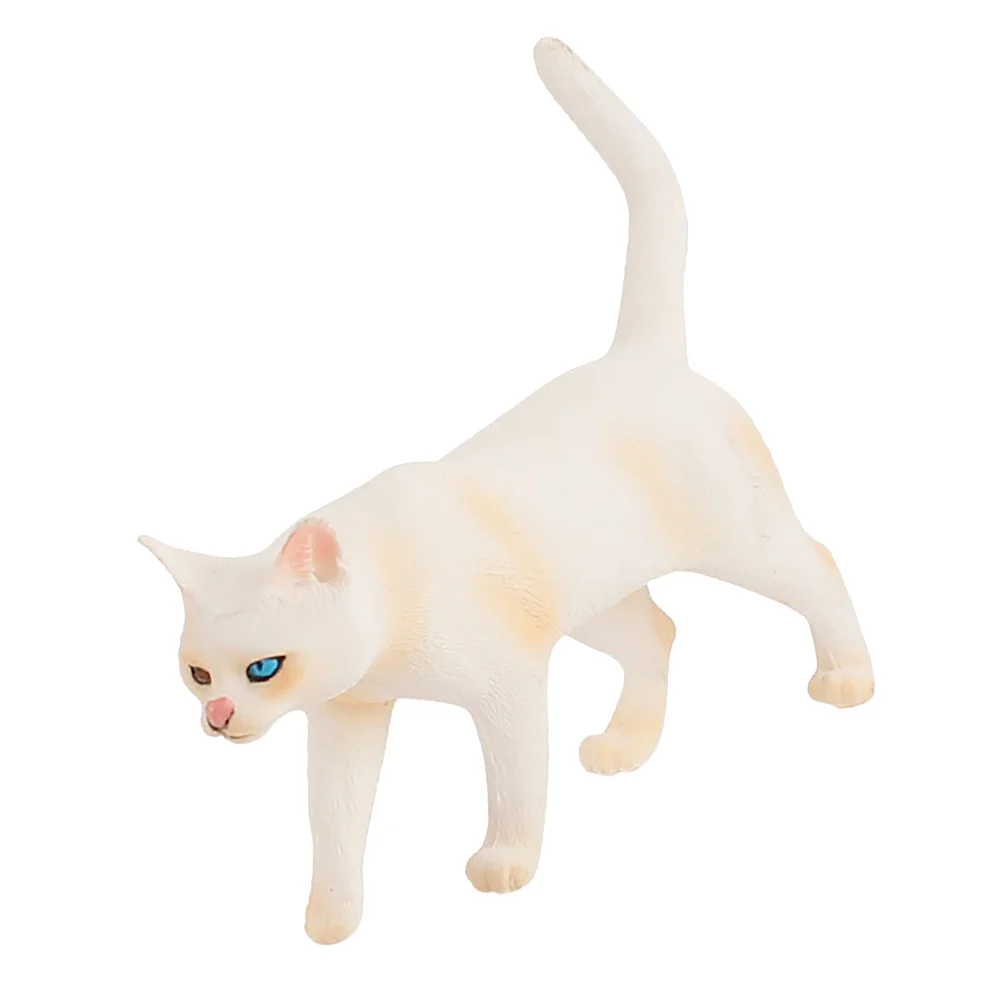 

Cat Kitten Figures Figurine Statue Model Animalsadornment Simulation Mini Ornament Lifelike Sculpture Garden Static Landscape