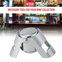 universal 430 stainless steel champagne wine bottle stopper sparkling wine bottle plug sealer preserver bar tools