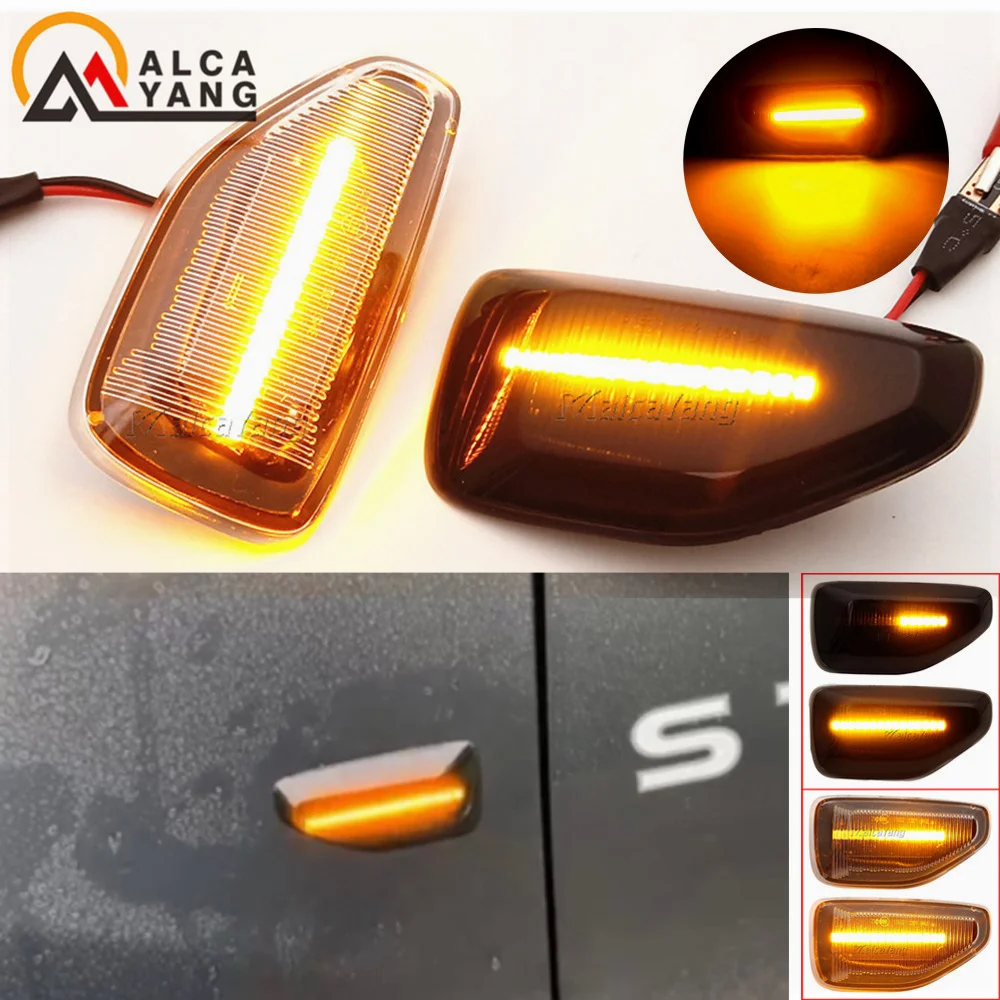 

LED Dynamic Turn Signal Light Side Marker Lamp 2Pcs For Dacia Duster II (HM) 2019-2021 Sandero II 2013-2021 Logan II 2012-2022