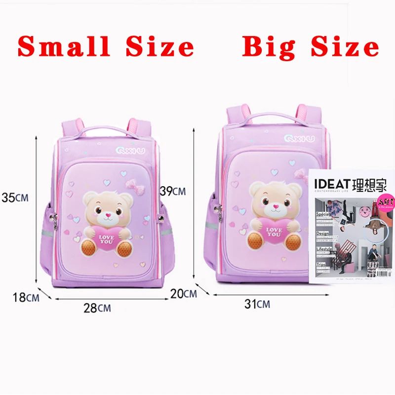 Children School Bag For Girls Boys Primary Backpacks Waterproof Orthopedic Schoolbag Dinosaur Cute Cartoon Unicorn Kids Backpack