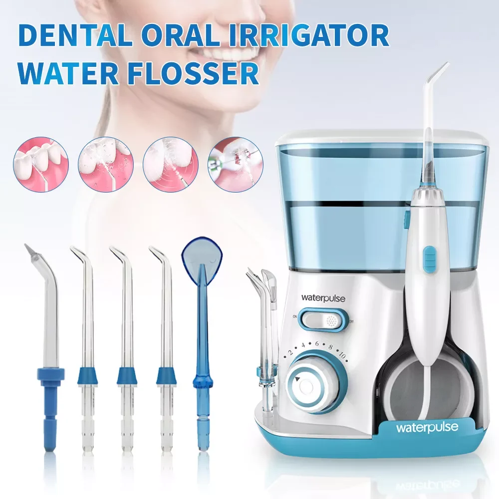 

Ирригатор полости рта Waterpulse V300 с 5 насадками, 800 мл, 10 режимов