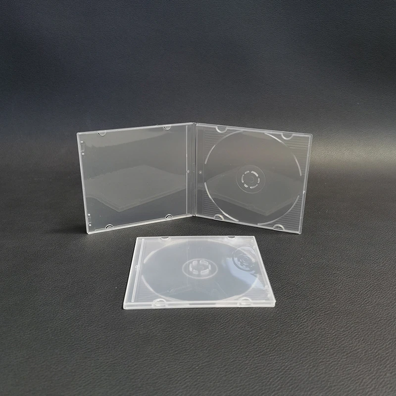 

1PC 8CM ReadStar Transparent PP Ultrathin Standard DVD Case 3Inch CD Package Portable CD Storage Box