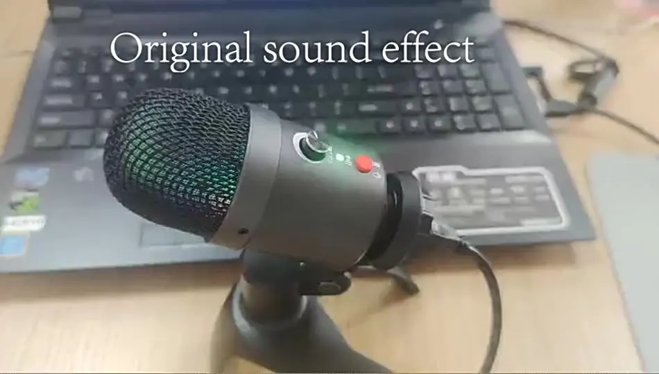 

RGB USB Dual mic capsule core stereo condenser microphone for gaming live streaming broadcasting recording