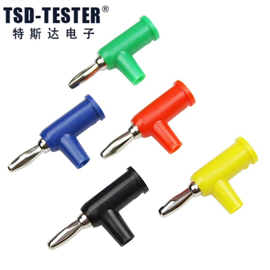 

Free Shipping 4mm Banana Plug Jack for Speaker Amplifier Test Probes Connectors Screw Cable Lock Terminals(10 Pcs Per Package)