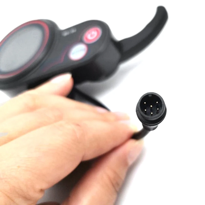 QS-S4 48V-60V Thumb Throttle LCD Display Meter For Zero 8 9 10 /10X Electric Scooter 6PIN With Dual Drive Controller