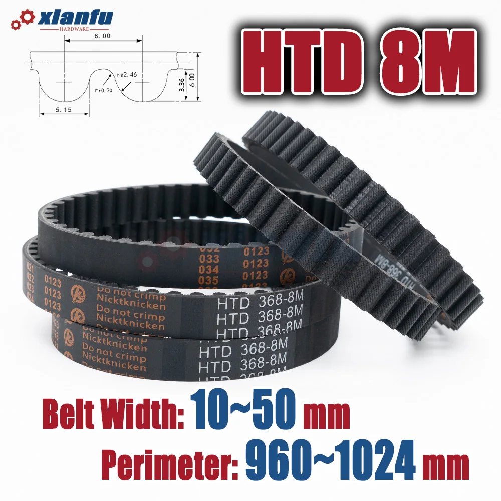 

Резиновый ремень ГРМ HTD 8M Ширина 10~50 мм