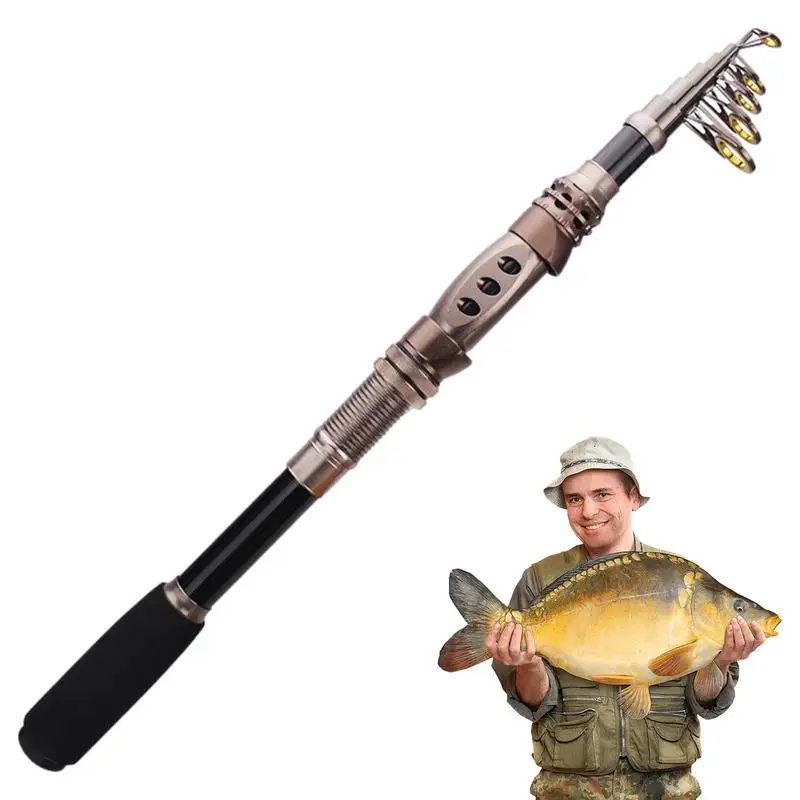 

Telescopic Fishing Rod Ultralight Weight Spinning Casting Fishing Rod Carbon Fiber 1.8m-3.3m Fishing Rod Tackle