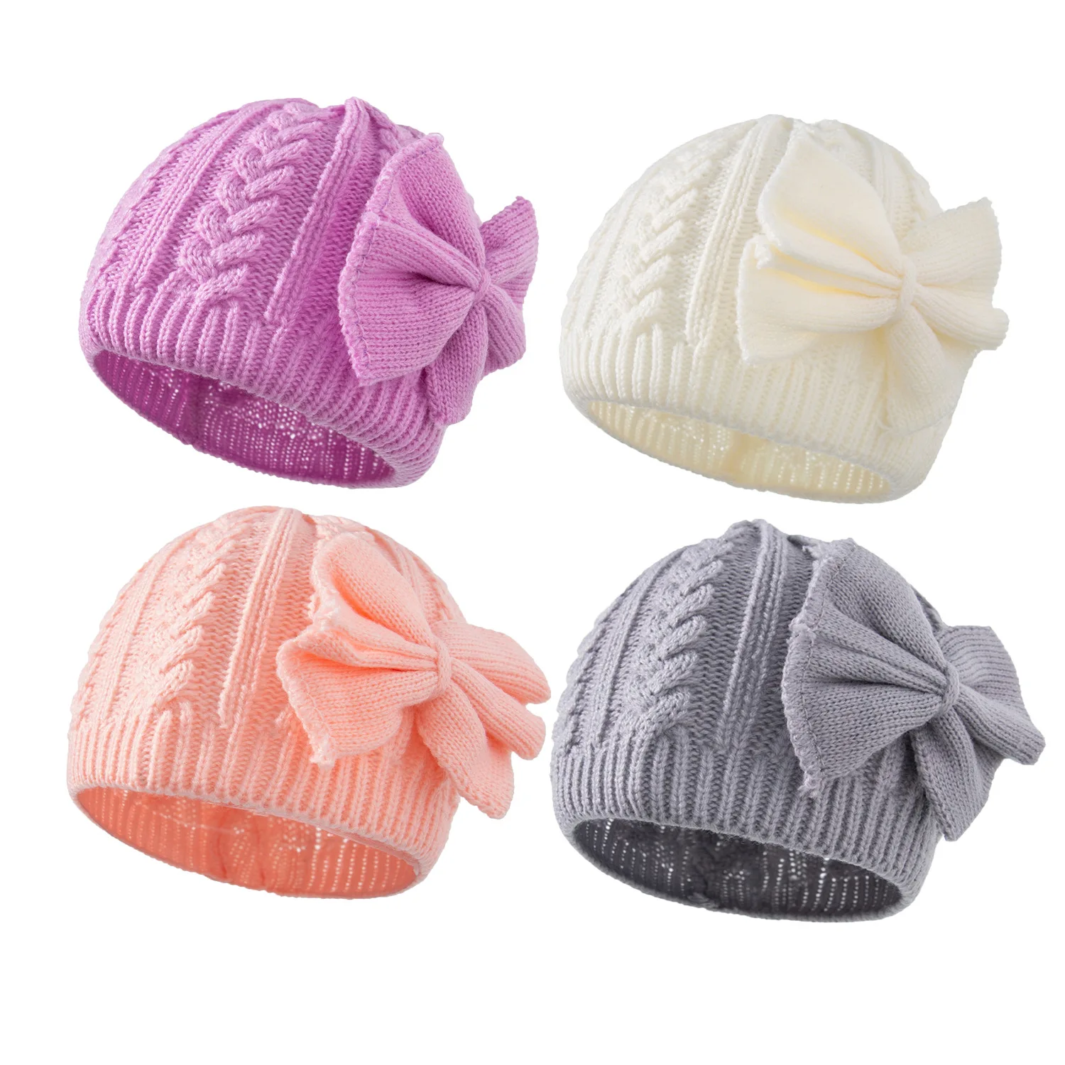 

Children Baby Hat Knitted Beanies Hats Winter Warm Infant Toddler Hat